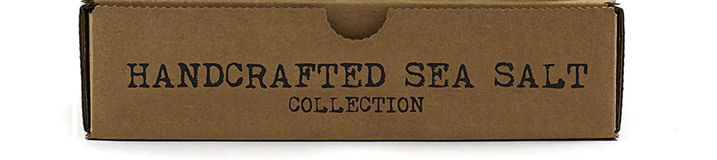 Handcrafted Sea Salt Collection box.